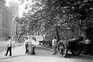 Tower of London in London c1900s