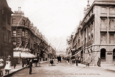 Milsom Street, Bath in Avon c1910s