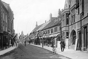 Half Moon Street, Sherborne in Dorset c1900s