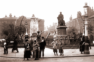 Nelson Square, Bolton in Lancashire c1910s