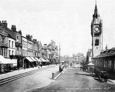 Picture of Co Durham - Darlington, High Row c1890s - N1554