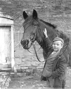 Picture of Misc - Kids, Young Boy with his Horse c1930s - N740