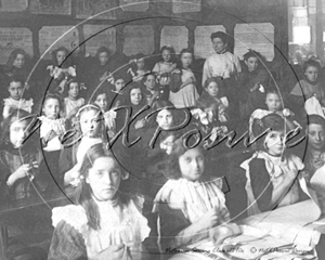 Picture of Misc - Kids,Victorian Class Room of Girls c1900s - N321