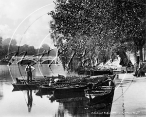 Stone Bridge and Embankment, Bedford in Bedfordshire c1910