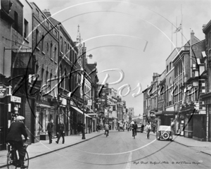 High Street, Bedford in Bedfordshire c1940s