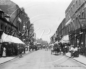 High Street, Bedford in Bedfordshire c1900s