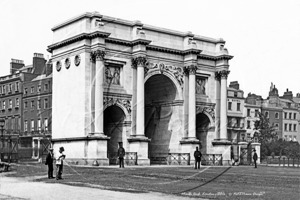 Marble Arch in London c1880s