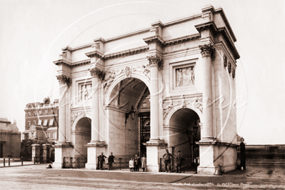 Marble Arch in London c1890s