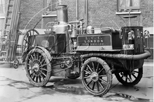 Picture of London - Fire Brigade,  Merry Weather Steam Engine c1900s - N3200