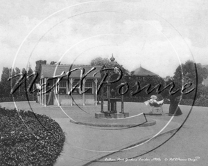 Fulham Park Gardens, Fulham in South West London c1900s