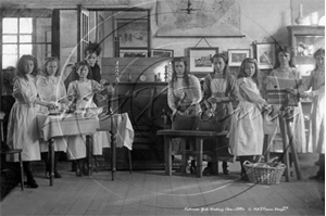 Picture of Misc - Kids, Victorian Girls Washing Class c1890s - N3242