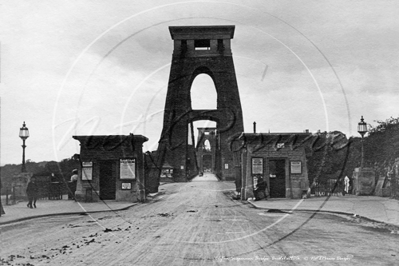 Clifton Suspension Bridge, Bristol in Avon c1900s