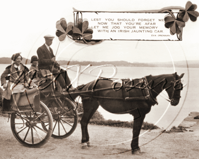 Picture of Ireland, S -  Irish Jaunting Cart c1930s - N460