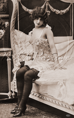 Picture of Risque - Bedside Titilating Pose c1920s - R014