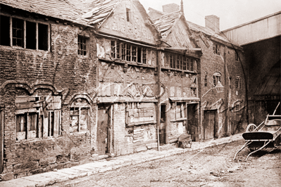 Gibraltar Long Millgate, Now Corporation Street, Manchester in Lancashire c1877