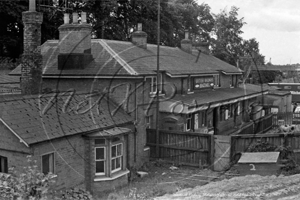 The rear of the Train Station, Bracknell in Berkshire c1960s