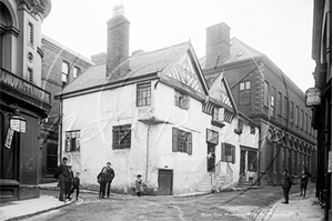 Picture of Wales - Clwyd, Wreham, Borras Road with The Hand Inn c1895 - N3326