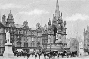 Albert Square, Manchester in Lancashire c1900s