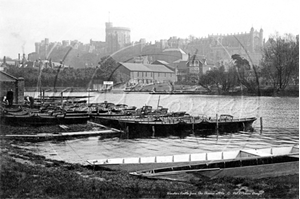 Picture of Berks - Windsor, Windsor Castle from The Thames c1910s - N3389