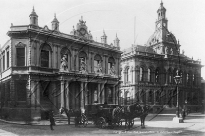 Picture of Suffolk - Ipswich, Post Office and Town Hall c1900s - N3400