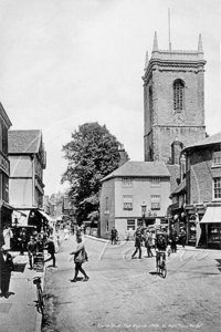 Church Street, High Wycombe in Buckinghamshire c1920s