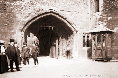 The Bloody Tower, The Tower of London in London c1900s