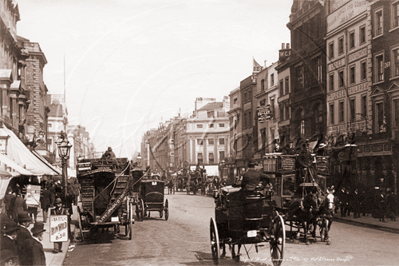 Oxford Street in Central London c1890s