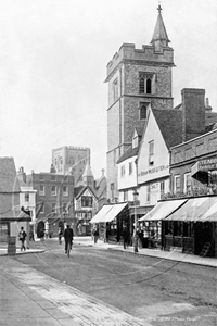 Picture of Herts - St Albans, Clock Tower And Abbey c1900s - N3514