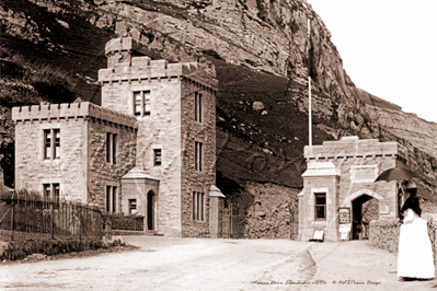 Picture of Wales - Conwy, Conwy Castle, Marine Drive c1890s - N3607