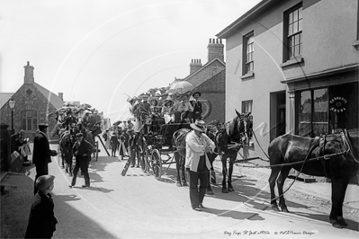 Picture of Cornwall - St Just, Chapel Road, Horse Bus c1900s - N3604