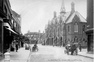 Picture of Berks - Wokingham, Market Place & Town Hall c1900s - N3650