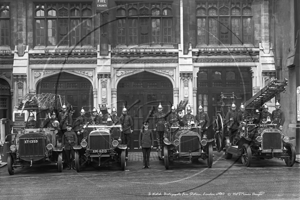 London Fire Brigade, Bishopsgate Fire Station, B Watch in the City of London taken 11th May 1930
