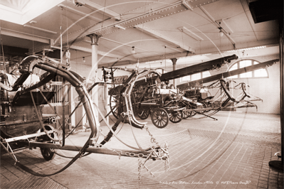 Picture of London - Unknown London Location, Inside Fire Station c1900s - N3675