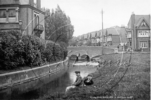 Picture of London, SW - Barnes, Beverley Brook c1910s - N3671