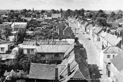 Rose Street, from All Saints Church Tower, Wokingham in Berkshire c1960s