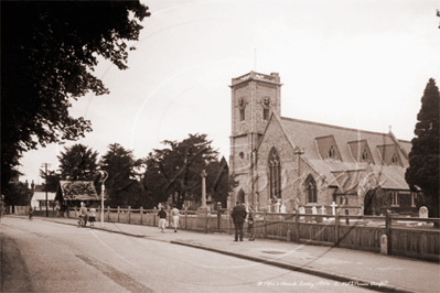 Picture of Berks - Earley, Church Road, St Peters Church c1960s - N3718