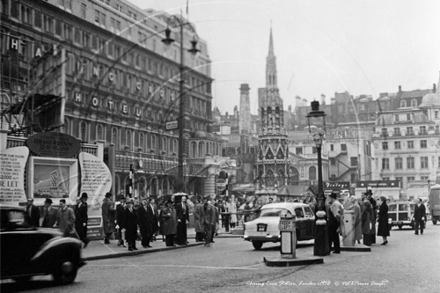 Charing Cross Station, Charing Cross in London c1958