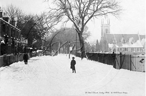 Picture of Berks - Earley, Church Road, St Peters Church c1900s - N3814