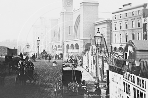 Picture of London - Kings Cross Station c1870s - N2382
