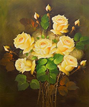 Yellow Bunch of Roses