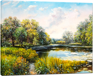 Picture of Landscapes - River Scene - O044