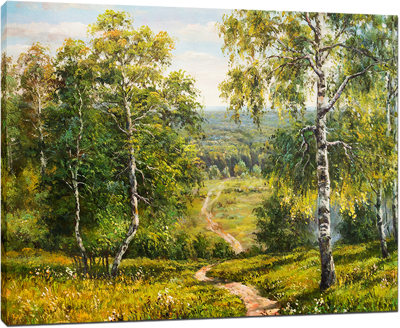 Picture of Landscapes - Country Path Scene - O043