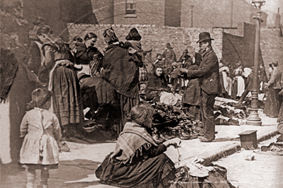 Picture of London, E - Aldgate, Petticoat Lane c1890s - N3842