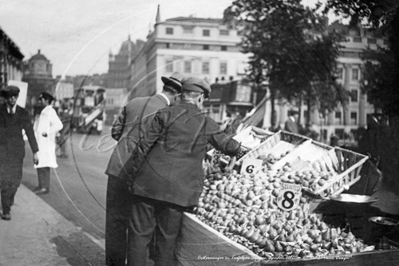 Picture of London Life  - Trafalgar Square, Costermonger c1920s - N3839