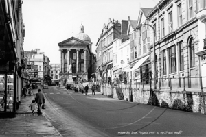Market Jew Street, Penzance in Cornwall c1956