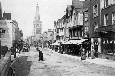 St Nicholas Church, Westgate Street, Gloucester in Gloucestershire c1890s