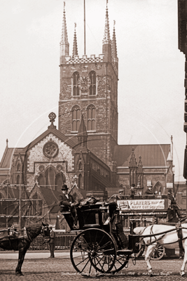 Picture of London - Southwark, Southwark Cathedral, St Saviours Church c1908 - N4034