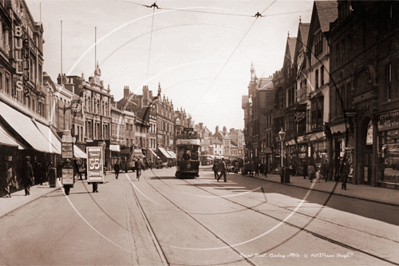 Broad Street, Reading in Berkshire c1930s