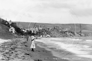Highcliffe and beach in Dorset c1900s