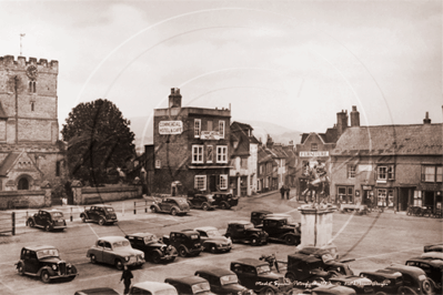 Picture of Hants - Petersfield, The Market Square c1930s - N4083